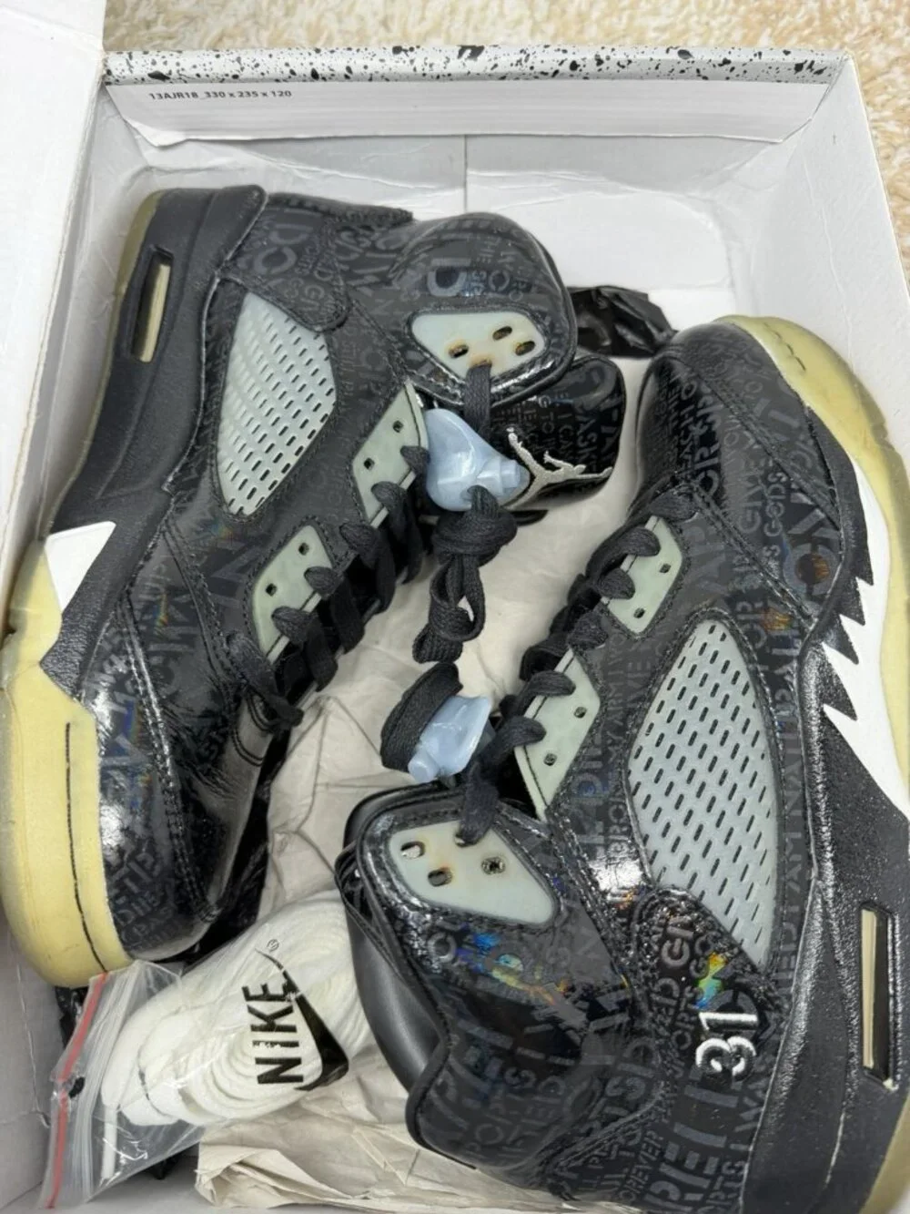Nike Air Jordan 5 Retro DB Doernbecher Freestyle 633068-010 2013 Sneakers Size 7